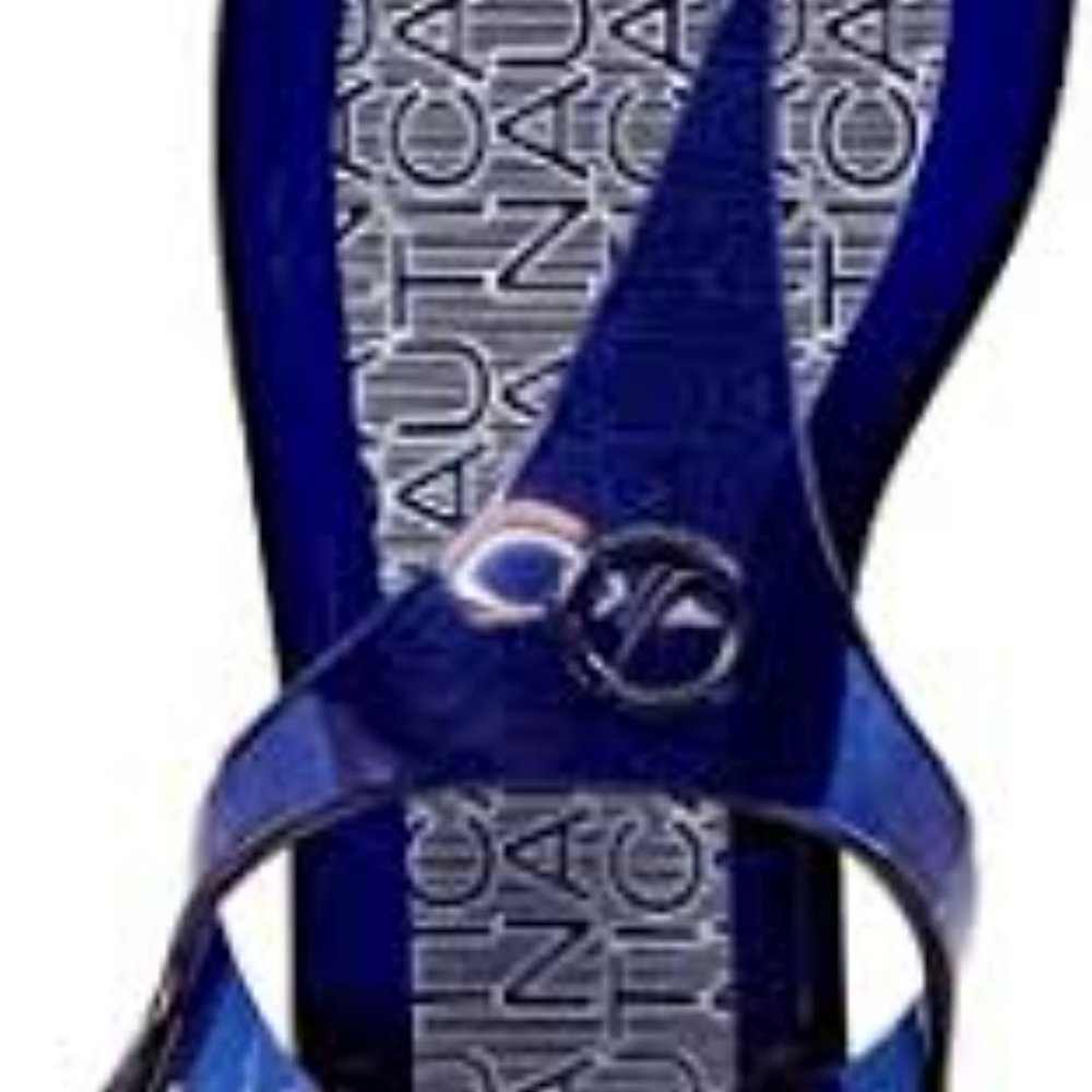 Nautica Women's Jelly Sandals - Navy Blue Gustava Thong-Strap Flip Flops - Picture 4 of 4